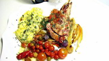 Рецепт Жаркого на противне в духовке