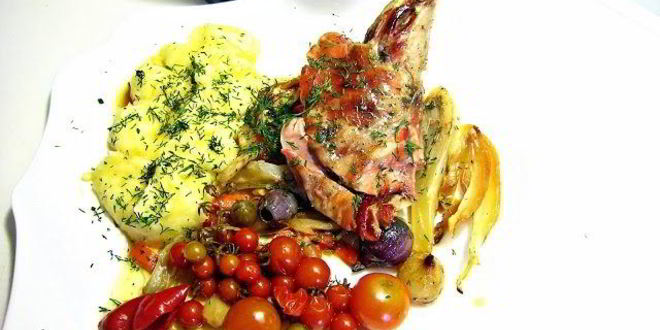 Рецепт Жаркого на противне в духовке