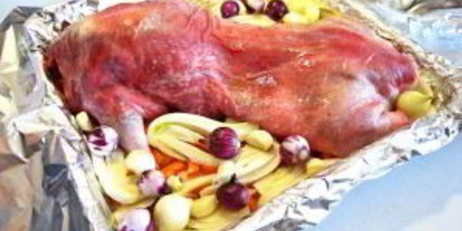 Рецепт жаркого на противне в духовке