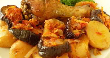 Рецепт Жаркого с баклажанами и картошкой