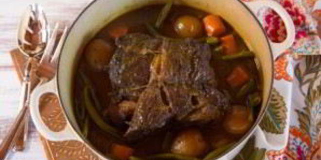 Рецепт жаркого с говядиной, картофелем и фасолью