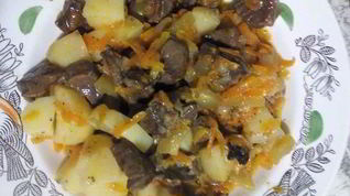 Рецепт Жаркого с сердцем