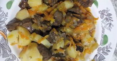 Рецепт Жаркого с сердцем