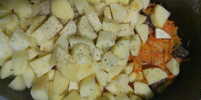 Рецепт жаркого с сердцем