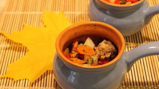 Рецепт Жаркого в горшочке для детей