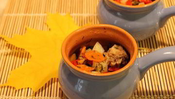 Рецепт Жаркого в горшочке для детей