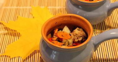 Рецепт Жаркого в горшочке для детей