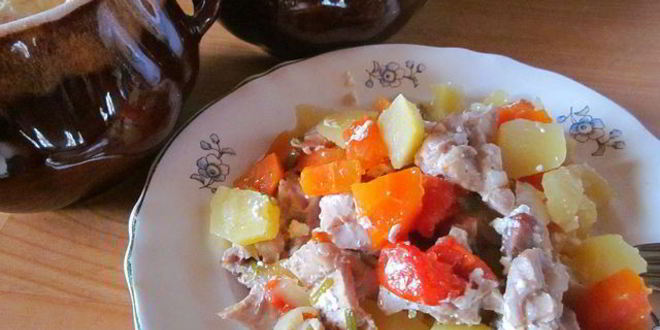 Рецепт жаркого в горшочке