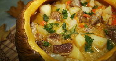 Рецепт Жаркого в тыкве