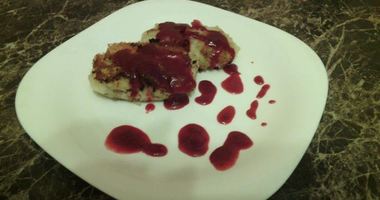 Рецепт Картофельных зраз с клюквенным соусом