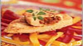 Рецепт Куриных зраз с сухофруктами под апельсиновым соусом