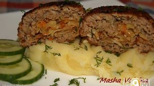 Рецепт Мясных зраз с капустой и яйцом