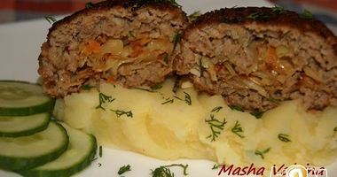 Рецепт Мясных зраз с капустой и яйцом