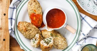 Рецепт Мясных зраз с сыром и травами