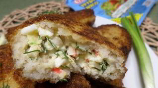 Рецепт Рыбных зраз с крабовым мясом