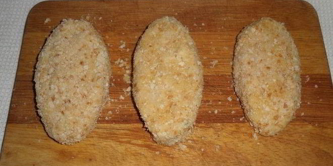 Рецепт рыбных зраз с крабовым мясом