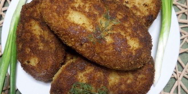 Рецепт рыбных зраз с крабовым мясом