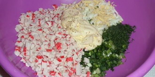 Рецепт рыбных зраз с крабовым мясом