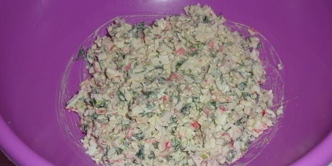 Рецепт рыбных зраз с крабовым мясом