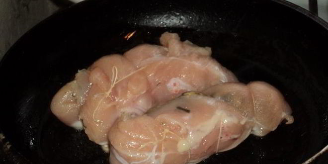 Рецепт зраз из индейки с сыром