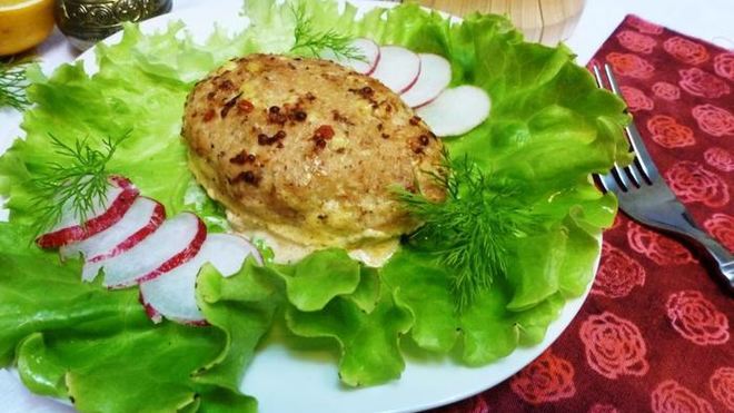 Рецепт зраз из кеты с начинкой из капусты и вешенок