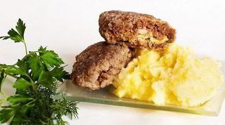 Рецепт Зраз из манки с мясом