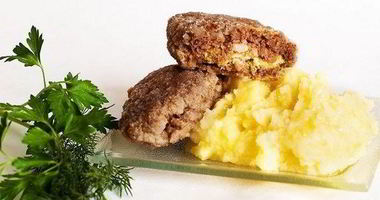 Рецепт Зраз из манки с мясом