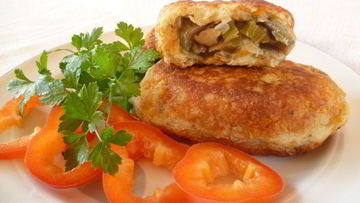 Рецепт Зраз рыбных с баклажанами