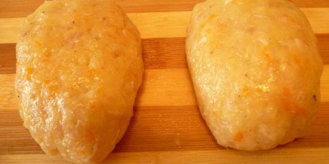 Рецепт зраз рыбных с баклажанами