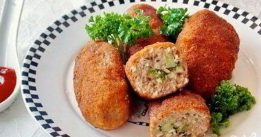 Рецепт Зраз с фаршем и грибами