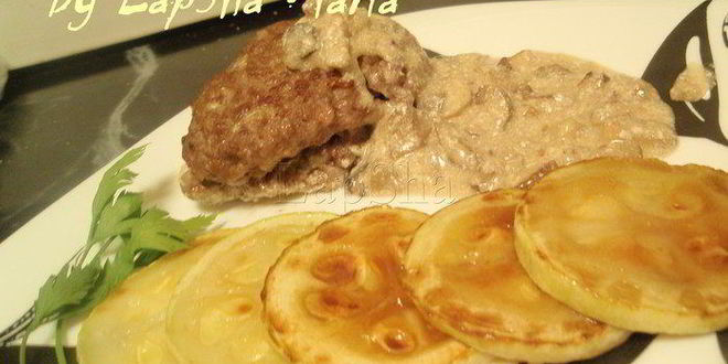 Рецепт зраз с лесными грибами под соусом