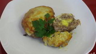 Рецепт Зраз с омлетом