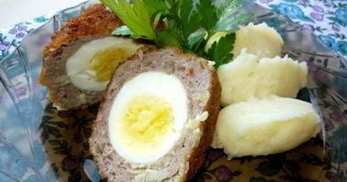 Рецепт Зраз с целым яйцом