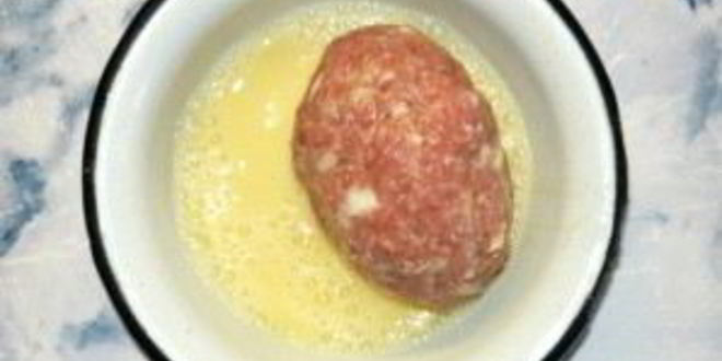 Рецепт зраз с целым яйцом