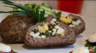 Рецепт Зраз с зеленым луком