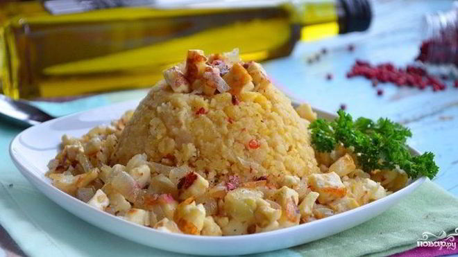 Рецепт гороховой каши с курицей