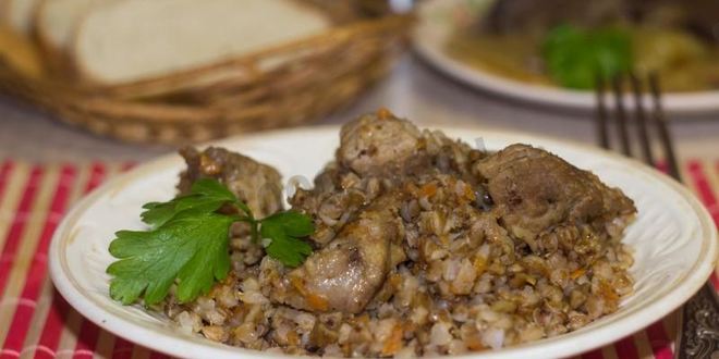Рецепт Гречки по купечески со свининой