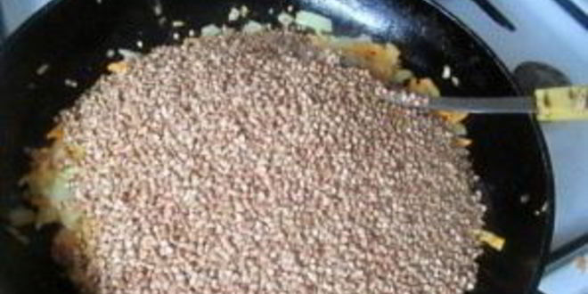 Рецепт гречки с фаршем в духовке