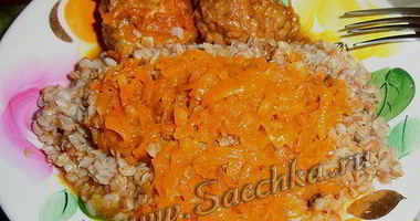 Рецепт Гречки с фаршем