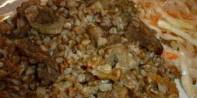 Рецепт гречки с говядиной в мультиварке