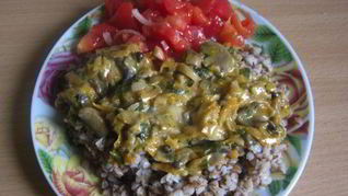 Рецепт Гречки с грибами