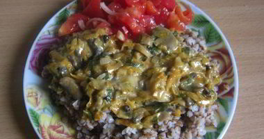 Рецепт Гречки с грибами