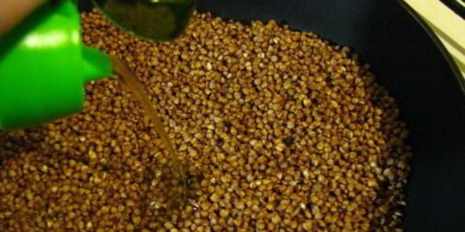 Рецепт гречки с куриными сердечками