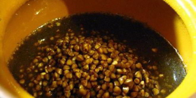 Рецепт гречки с куриными сердечками