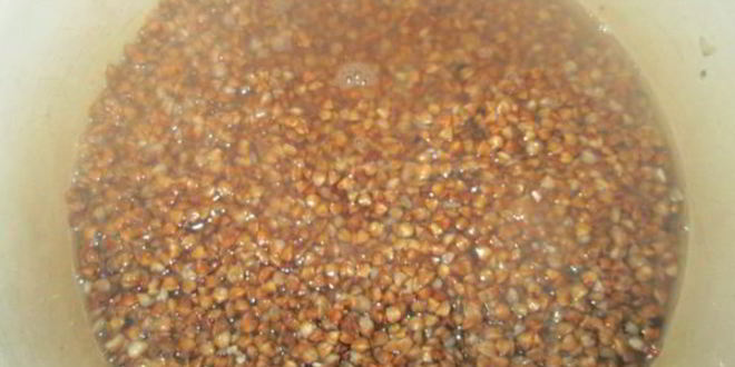 Рецепт гречки с курицей под сметанно-грибным соусом