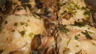 Рецепт Гречки с курицей, томленные в духовке