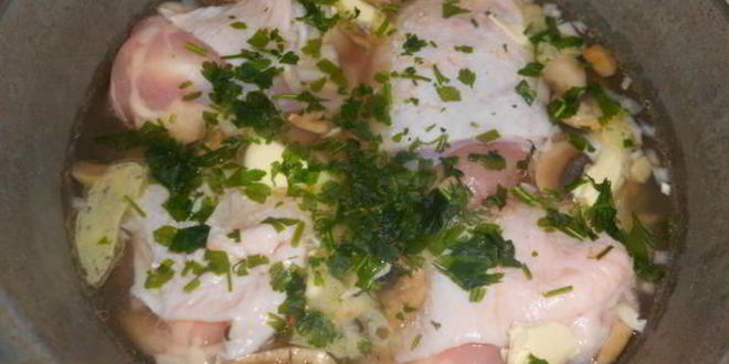 Рецепт гречки с курицей, томленные в духовке