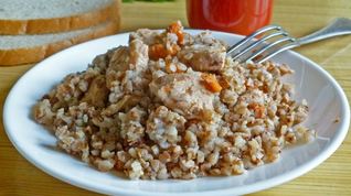 Рецепт Гречки с курицей в мультиварке