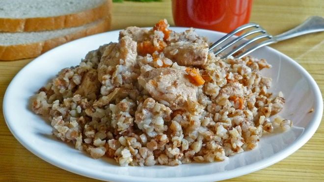 Рецепт гречки с курицей в мультиварке
