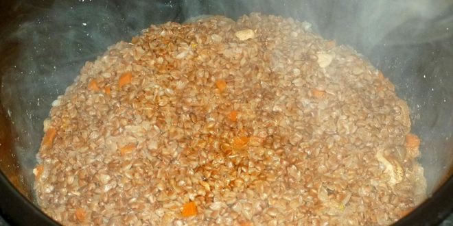 Рецепт гречки с курицей в мультиварке